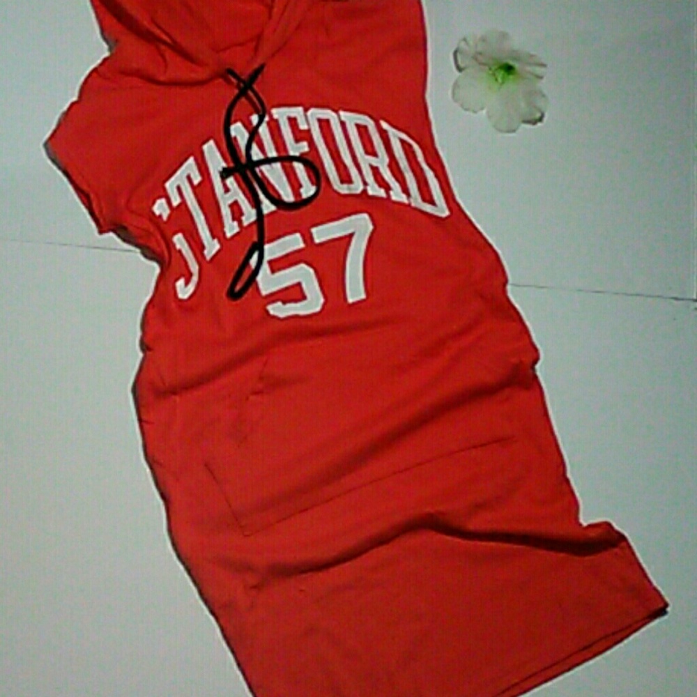 DRESS! Stanford pocketed hoodie dress!